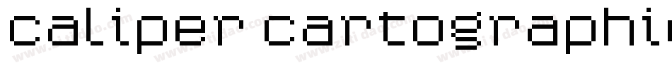 Caliper Cartographic字体转换